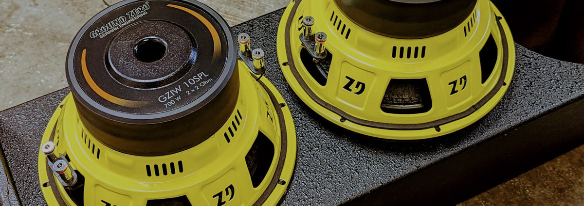 GROUND ZERO GZRW 25XSPL D2ウーファー