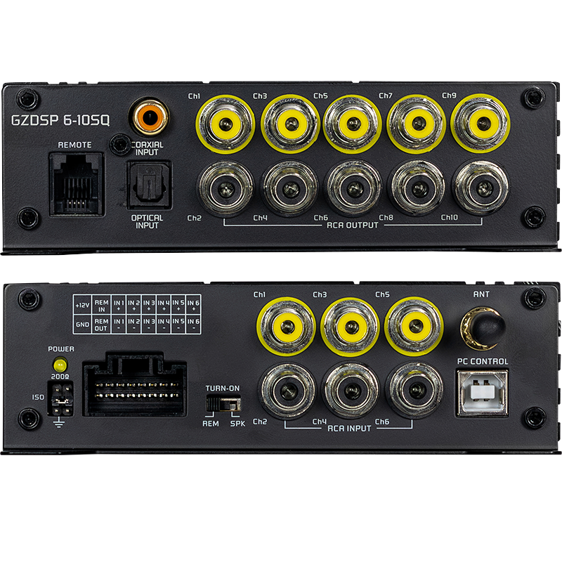 Ground Zero Audio GZDSP 6-10SQ 10-Channel Digital Signal Processor