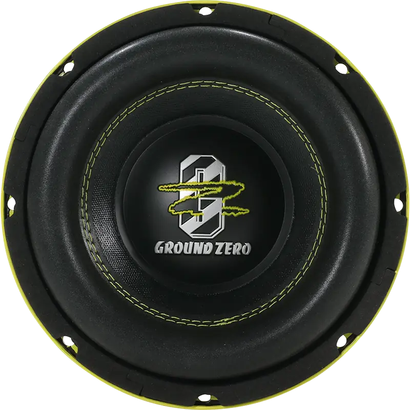 Ground Zero Audio Hydrogen GZHW 20XSPL-D2 YELLOW 8″ High Quality