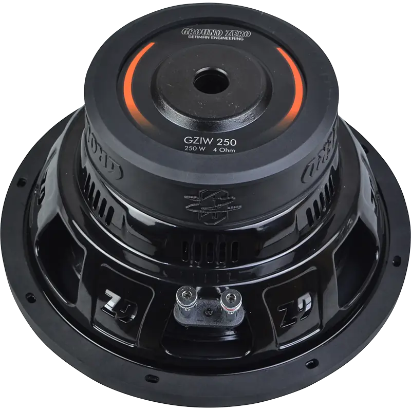 250 Rms Ground Zero Audio Iridium GZIW 250 10″ High Quality Subwoofer (250 RMS ...