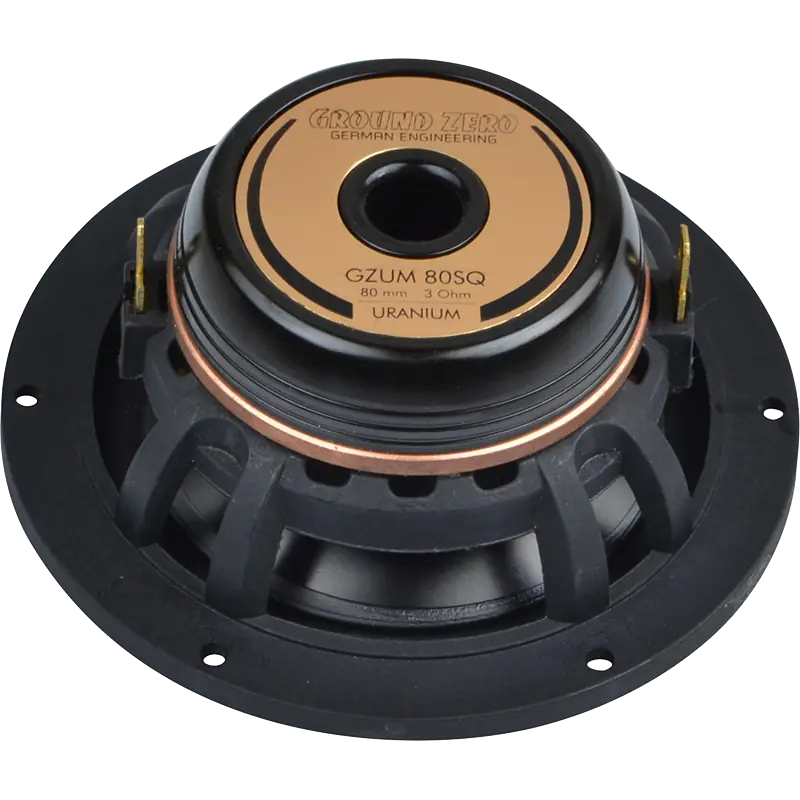 Ground Zero Audio Uranium GZUM 80SQ 3.15″ Sound Quality Midrange