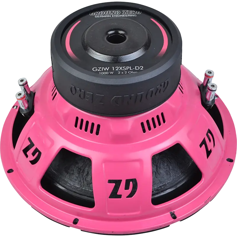 Ground Zero Audio Iridium GZIW 12XSPL-D2 PINK 12″ SPL subwoofer